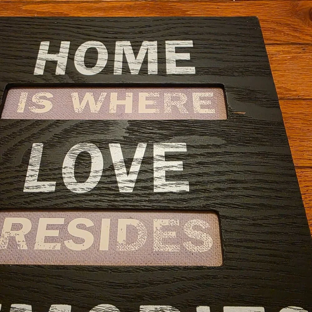 Home Wall Decor - Home, Love, Friends, Laughter